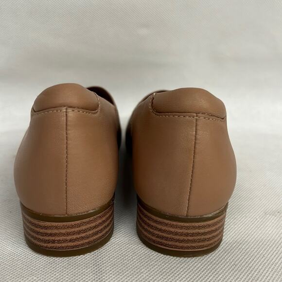 Sz 11 New Clarks Collection Juliet Dahlia Slip-On Loafer  Taupe Solid pink blush - Picture 6 of 7